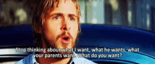 Love Quotes Noah GIF - Love Quotes Noah Stop Thinking About What Your Parents Want GIFs