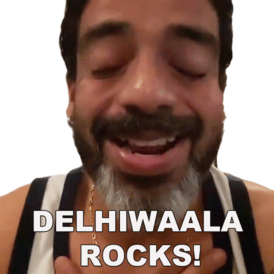 Delhiwaala Rocks Jeeveshu Ahluwalia Sticker - Delhiwaala Rocks Jeeveshu Ahluwalia दिल्लीवालाज़िंदाबाद Stickers