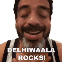 Delhiwaala Rocks Jeeveshu Ahluwalia Sticker