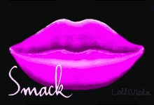 smack bacio kiss rosa che
