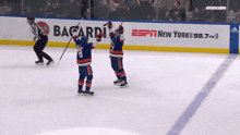 New York Islanders Hug GIF
