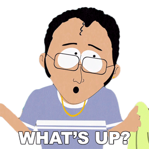 Whats Up Chris Sticker - Whats Up Chris South Park Stickers