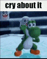 Yoshi Cry About It GIF - Yoshi Cry About It Mario GIFs