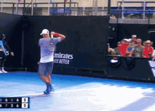 Oleksii Krutykh Racquet Throw GIF - Oleksii Krutykh Racquet Throw Tennis Racket GIFs