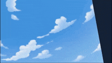 a cartoon character is falling from a building
