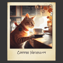 Coffee Cat Morning GIF - Coffee Cat Cat Coffee GIFs