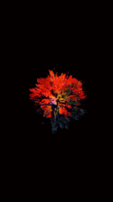 a red background with a white circle in the middle and the word e on the bottom