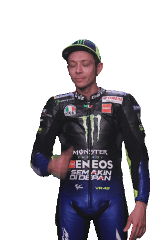 Rossi Thinking Face Sticker - Rossi Thinking Face Valentino Rossi Stickers