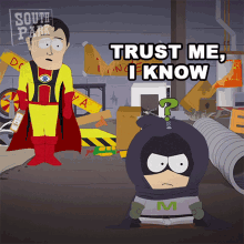 Trust Me I Know Mysterion GIF - Trust Me I Know Mysterion Captain Hindsight GIFs