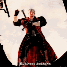 Devil May Cry Video Game Series GIF - Devil May Cry Video Game Series Business Beckons GIFs