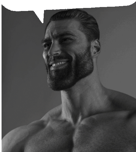 Giga Chad Pic  Chad, Chad image, American pyscho