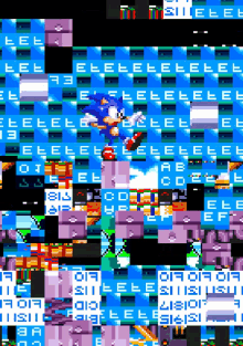 Sonic Glitch GIF - Sonic Glitch Balance GIFs