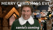 Elf Santa Is Coming GIF - Elf Santa Is Coming Merry Christmas GIFs