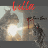 a villa the ronin stories poster with a samurai and a monster