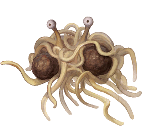 Flying Spaghetti Sticker - Flying Spaghetti Monster Stickers
