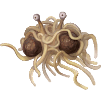 Flying Spaghetti Sticker - Flying Spaghetti Monster Stickers