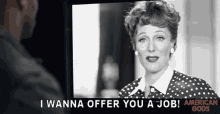 I Wanna Offer You A Job Gillian Anderson GIF - I Wanna Offer You A Job Gillian Anderson Media GIFs