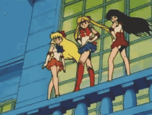 Sailor Moon Sailor Venus GIF - Sailor Moon Sailor Venus Sailor Mars GIFs