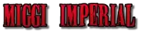 the word might imperial is written in red letters on a white background