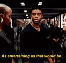 Black Panther Entertaining GIF - Black Panther Entertaining That Is Correct GIFs