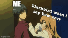 Toradora Black Bird GIF - Toradora Black Bird Discord GIFs