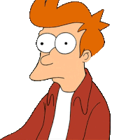 Whats That Philip J Fry Sticker - Whats That Philip J Fry Futurama Stickers