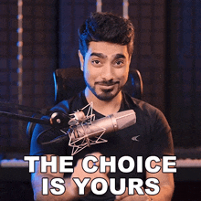 The Choice Is Yours Unmesh Dinda GIF - The Choice Is Yours Unmesh Dinda Piximperfect GIFs