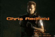 Chris Redfield Resident Evil GIF - Chris Redfield Resident Evil Resident Evil 1 GIFs