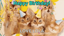 Happy Birthday Cats GIF - Happy Birthday Cats Kittens GIFs