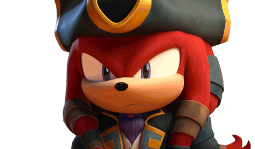 Angry Knuckles The Echidna Sticker - Angry Knuckles The Echidna Sonic Prime Stickers
