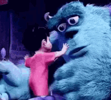 Happy Sully And Boo GIF - Happy Sully And Boo Hug GIFs