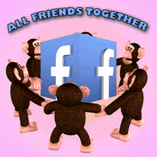 All Friends Together Meta GIF - All Friends Together Meta Facebook GIFs