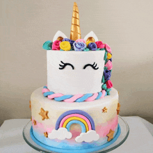 Unicorn Cake GIF - Unicorn Cake GIFs