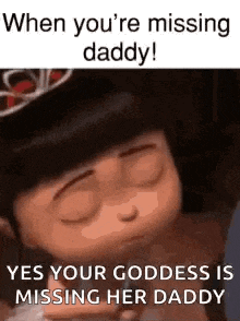 Agnes Missing Daddy GIF - Agnes Missing Daddy Despicable Me GIFs