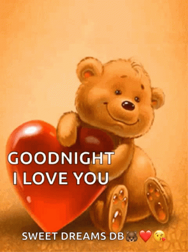 Goodnight Love GIF - Goodnight Love Teddy Bear GIFs