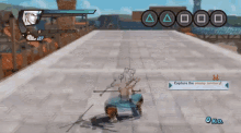 a screenshot of a video game with the capture the enemy territory button