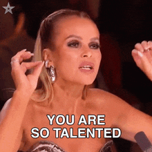 You Are So Talented Amanda Holden GIF