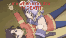 nothing punch anime me when ora ultra to death