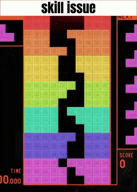 Skill Issue Tetris GIF - Skill Issue Tetris Tetrio - Discover & Share GIFs