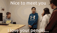The Office Files Nice To Meet You GIF - The Office Files Nice To Meet You Audrey Beilharz GIFs