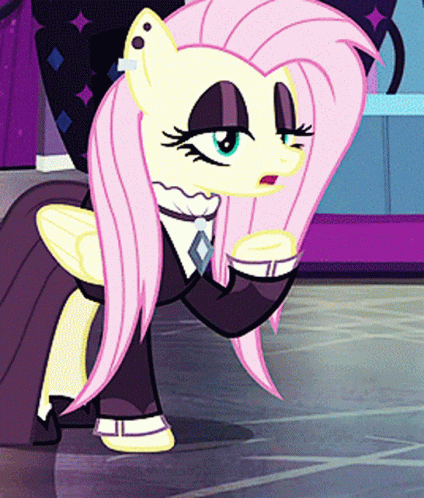 Fluttershy Mlp Fluttershy GIF - Fluttershy Mlp Fluttershy Goth Fluttershy GIFs