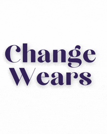 a sign that says real change wears heels on it