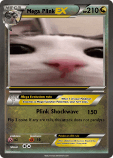 Plink Pokemon Card GIF - Plink Pokemon Card Goofy Cat GIFs