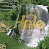 Courtney Love Hole GIF - Courtney Love Hole Waterfall GIFs
