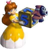 Princess Daisy Snifit Sticker - Princess Daisy Snifit Mario Party 3 Stickers