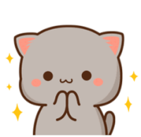Mochi Cat Goma Sticker - Mochi Cat Goma Happy Stickers