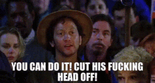 You Can Do It Waterboy GIF - You Can Do It Waterboy Cut His Head Off GIFs