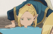 Dungeon Meshi Marcille Donato GIF - Dungeon Meshi Marcille Donato She Sippy Water GIFs