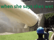 Too Wet When She Says Shes Wet GIF - Too Wet When She Says Shes Wet Water Splash GIFs