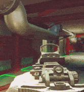 a computer generated image of a rifle with the number 10 on the front